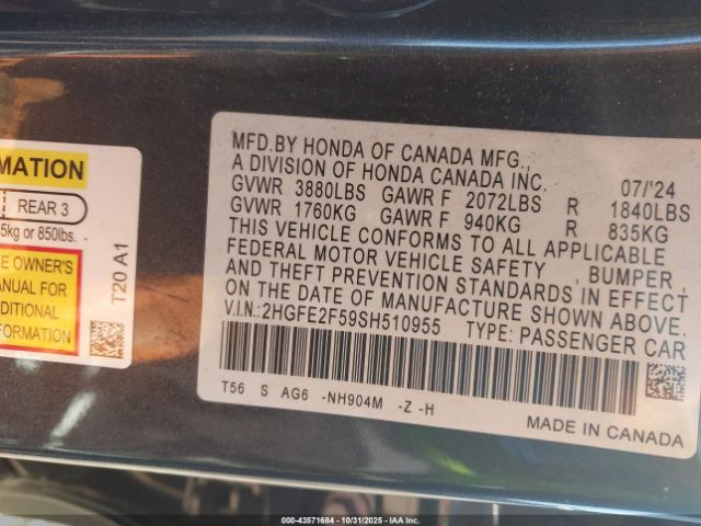 Honda Civic Sport Image 9