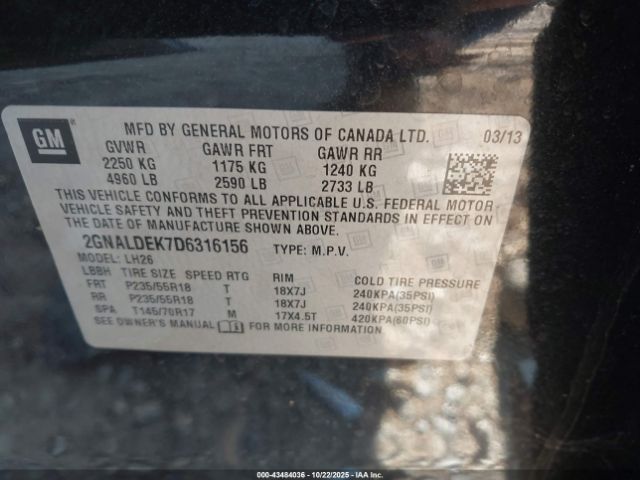 Chevrolet Equinox 1lt Image 3