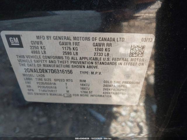 Chevrolet Equinox 1lt Image 3