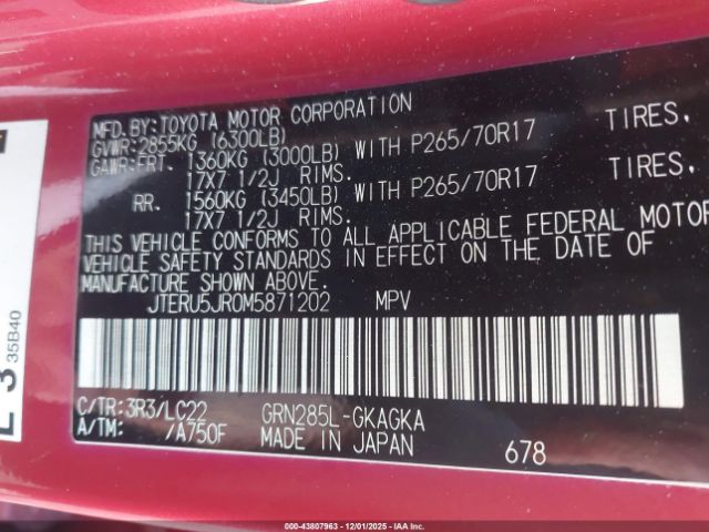 Toyota 4Runner Trd Off Road Premium Image 2