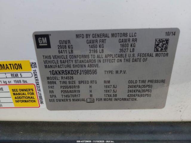 GMC Acadia Slt-2 Image 3