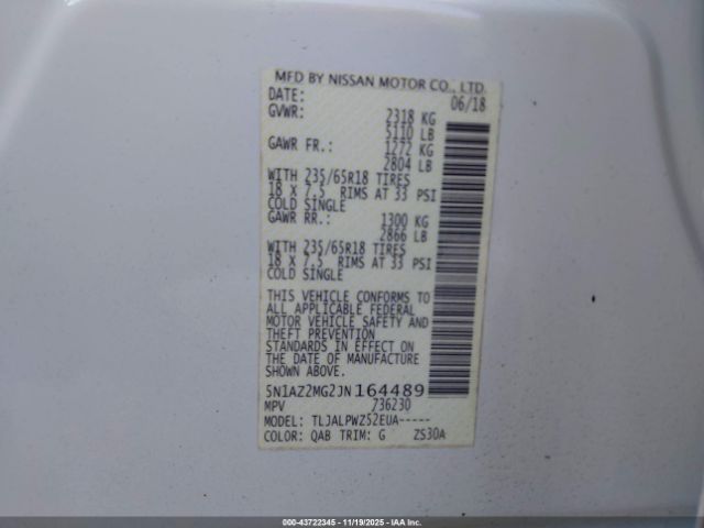 Nissan Murano S Image 9