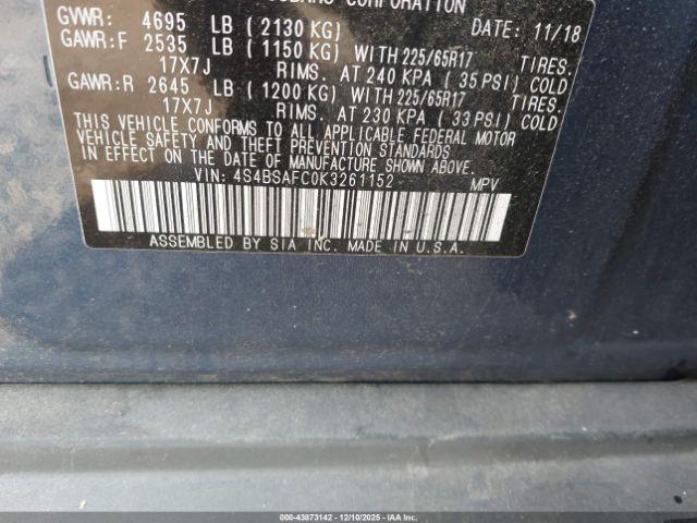 Subaru Outback 2.5i Premium Image 9