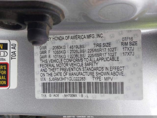 Honda CR-V Ex-l Image 9