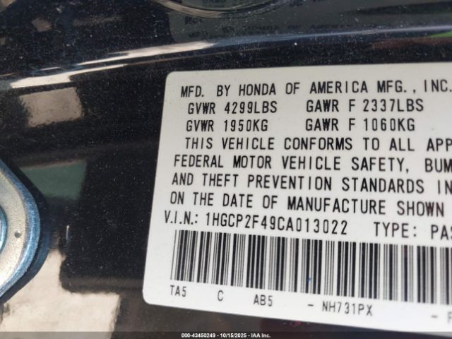 Honda Accord 2.4 Lx-p Image 17