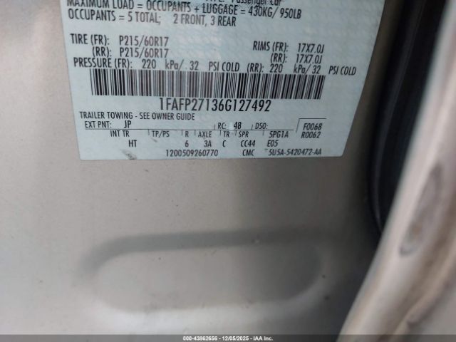 Ford Five Hundred Sel Image 12