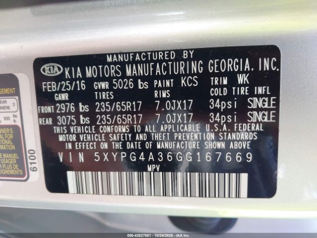 Kia Sorento 2.4l L Image 9