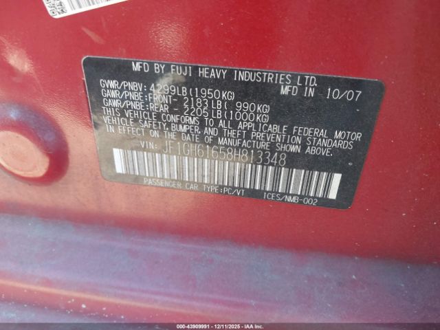 Subaru Impreza 2.5i Image 10