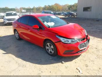  Salvage Chevrolet Cruze