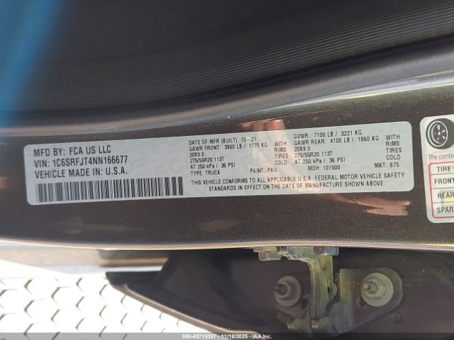 Ram 1500 Laramie  4x4 5'7 Box Image 2