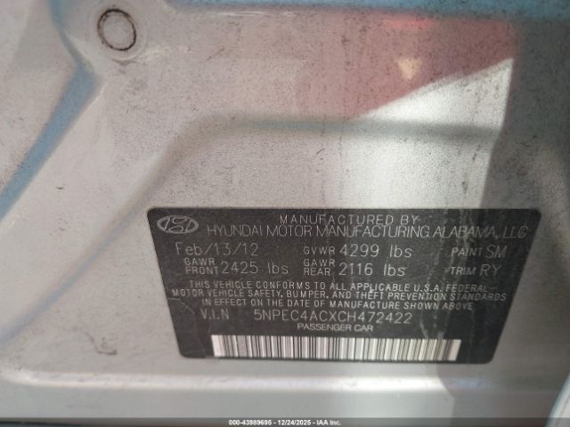 Hyundai SONATA Limited Image 8