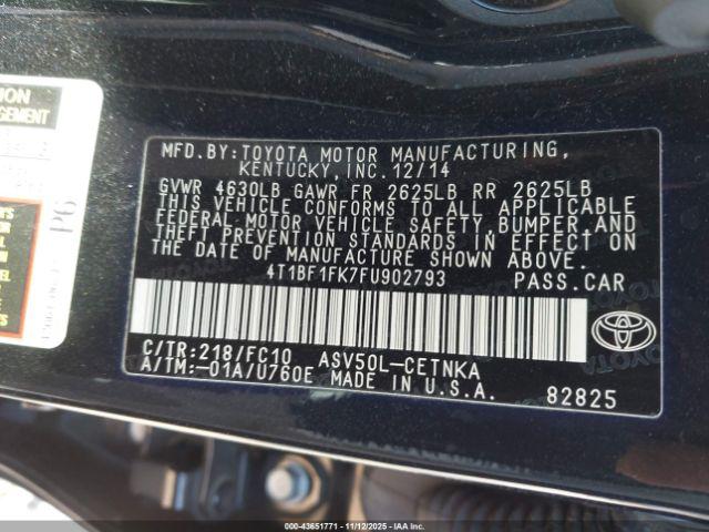 Toyota Camry Le Image 13