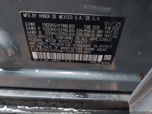 Honda HR-V Awd Sport Image 5